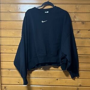 Nike Women's Black Crew Neck Sweater